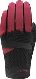 Guantes largos Racer 1927 Air Race 3 Negro/Burdeos