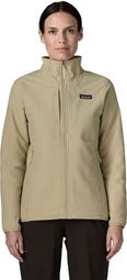 Patagonia R2 CrossStrata fleece, beige, dames