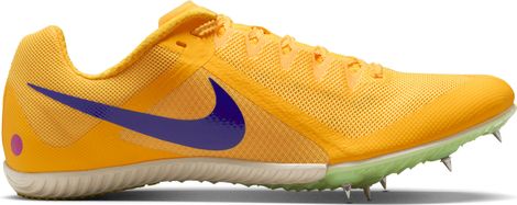 Nike Zoom Rival Multi Gelb/Violett Unisex-Leichtathletikschuh