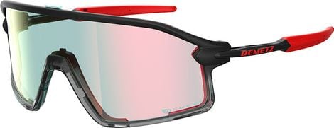 Demetz Hurry Sunglasses Matte Black / Photo Revo Red