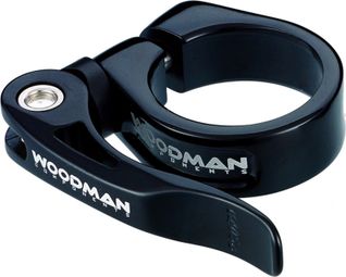 Collier de Selle WOODMAN DEATHGRIP QR avec Levier Noir