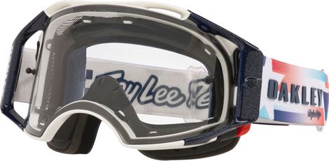 Oakley Airbrake MTB-bril van Troy Lee Designs, Ice White/Clear, Ref.: OO7107-32