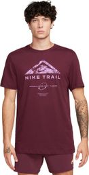 Nike Dri-Fit Trail Purple Short Sleeve T-Shirt