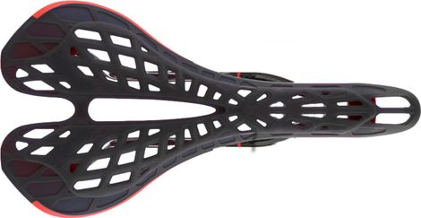 Tioga Spyder TwinTail 2 Carbon Saddle Black Red Alltricks