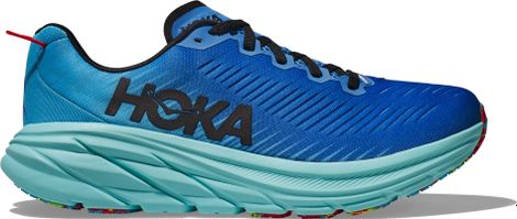 Chaussures Running Hoka Rincon 3 Large 2E Bleu Noir Homme