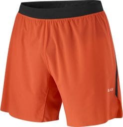 Short Salomon S/Lab Speed 7in Rouge Homme