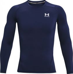 Camiseta de compresión de manga larga Under Armour Heatgear Armour Azul