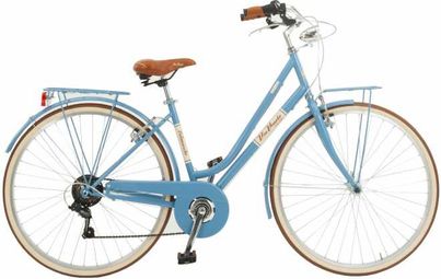 Vélo de ville VIA VENETO MALAGUETA 28 6V FEMME bleu