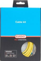 Kit Complet Freinage / Câbles et Gaines / Basic Elvedes Jaune