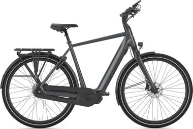 Gazelle chamonix c7 hms shimano nexus 7v 630 wh 700 mm grey charcoal 2023 electric city bike
