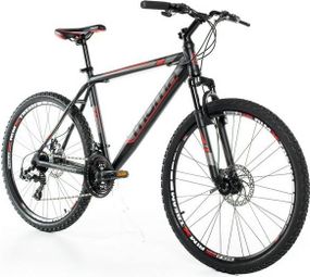 Bicicletta MTB semi rigida Moma GTT 26 Shimano 24V nera