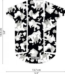 DYEDBRO Camo fox 36-38 standard mudguard sticker