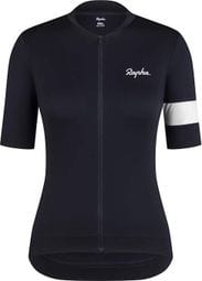 Maillot Rapha Core Jersey Noir/Blanc Femme