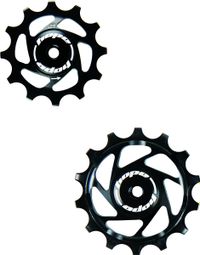 Hope 14/12 Tanden Sram Eagle AXS 12V Zwart Vulplaatjes