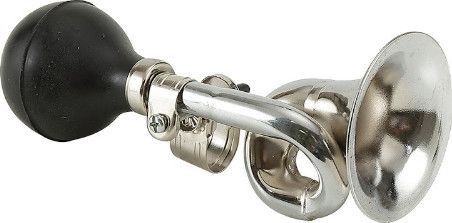 SONNETTE TIMBRE POUET-POUET CHROME BUGLE.