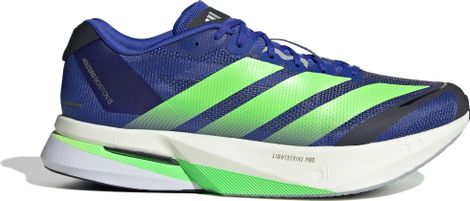 Chaussures Running adidas Adizero Boston 13 Bleu/Vert Homme