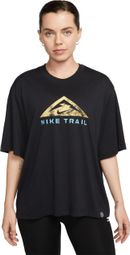 Camiseta de trail Nike Dri-Fit Mujer Negro