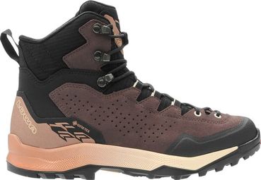 Lowa Explorer Gore-Tex Mid Wanderschuhe, braun/bordeauxrot, für Damen