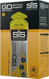 Gels énergétiques SIS Go Isotonic Energy Citron/Citron Vert - 6x60ml