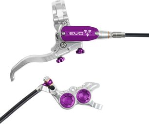Hope Tech4 EVO GR4 Zilver / Paars Standaard Achterrem Slang