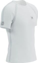 Maillot manches courtes Compressport Training SS Tshirt Blanc