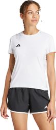 Camiseta de manga corta adidas <strong>Performance Adizero</strong>Blanco, Mujer