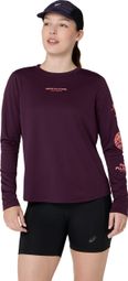 Asics Fujitrail Logo Purple Women's Trail T-Shirt