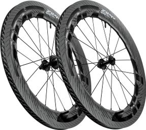 Paar Zipp 858 NSW Tubeless Disc Laufräder 700c | 12x100 - 12x142mm | Centerlock