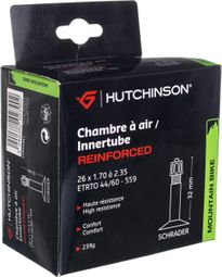 Hutchinson Chambre à air Butyl Reinforced 26*1.70 à 2.35 Schrader Grosse Valve (à l'unité)