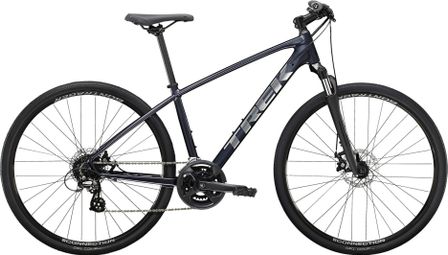 VTC Trek Dual Sport 1 Shimano Altus Tourney 8V 700c Bleu Fonce 2022 Alltricks