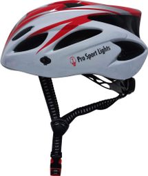 Casque de cyclisme - Blanc/Rouge - Hommes/Femmes