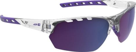 Coffret Lunettes AZR Izoard Crystal Verni/Écran violet multicouche