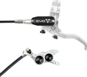 Hope Tech4 TR4 zilver / zwart voorrem standaard slang