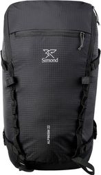 Simond Alpinism 22L-bergbeklimmersrugzak, zwart