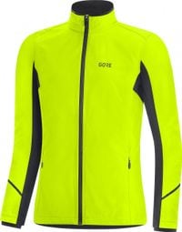 Veste Gore Wear R3 Gore-Tex Partial Femme Jaune Fluo