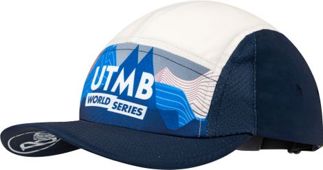 Buff 5 Panel Go Cap - UTMB 2025 White/Blue