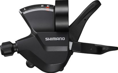 Manette de vitesses gauche / avant Shimano SL-M315-L 3v avec indicateur et câble