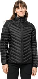 Chaqueta de plumón Jack Wolfskin Passamani para mujer, negra