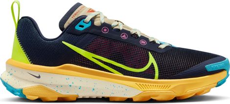 Nike React Terra Kiger 9 Blue Yellow Women's Trail Running Shoes