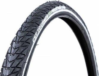 CST Pneu extérieur Tournee Prestige 26 x 1.75 Noir avec lignes réfléchissantes