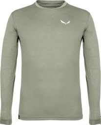 Maglia a manica lunga Salewa Puez Melange Grey