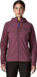 Giacca Patagonia Nano-Air Light Hoody viola da donna