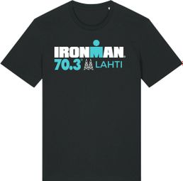 Camiseta de manga corta Ironman 70.3 Finlandia Negra para hombre