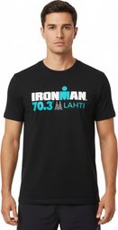 Ironman 70.3 Finland Zwart Heren Kort Mouw T-shirt