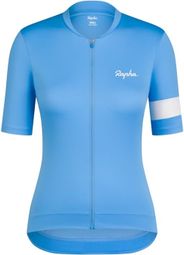 Maillot Rapha Core Jersey Bleu/Blanc Femme
