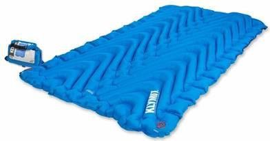 DOUBLE V Matelas double indéformable en V breveté - Bleu - Klymit