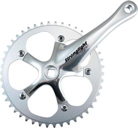 PEDALIER MONOVITESSE/FIXIE STRONGLIGHT MYGAL MESSENGER 46D L170 ARGENT