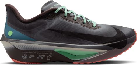 Nike Zoom Fly 6 Running Shoes, Gray/Green, Men's