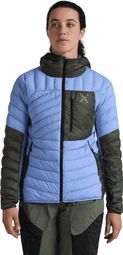 Chaqueta acolchada Montura Cielo con capucha, verde/morado, para mujer