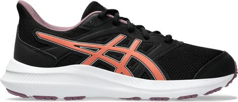 Chaussures Running Asics Jolt 4 GS Noir/Rose Enfant